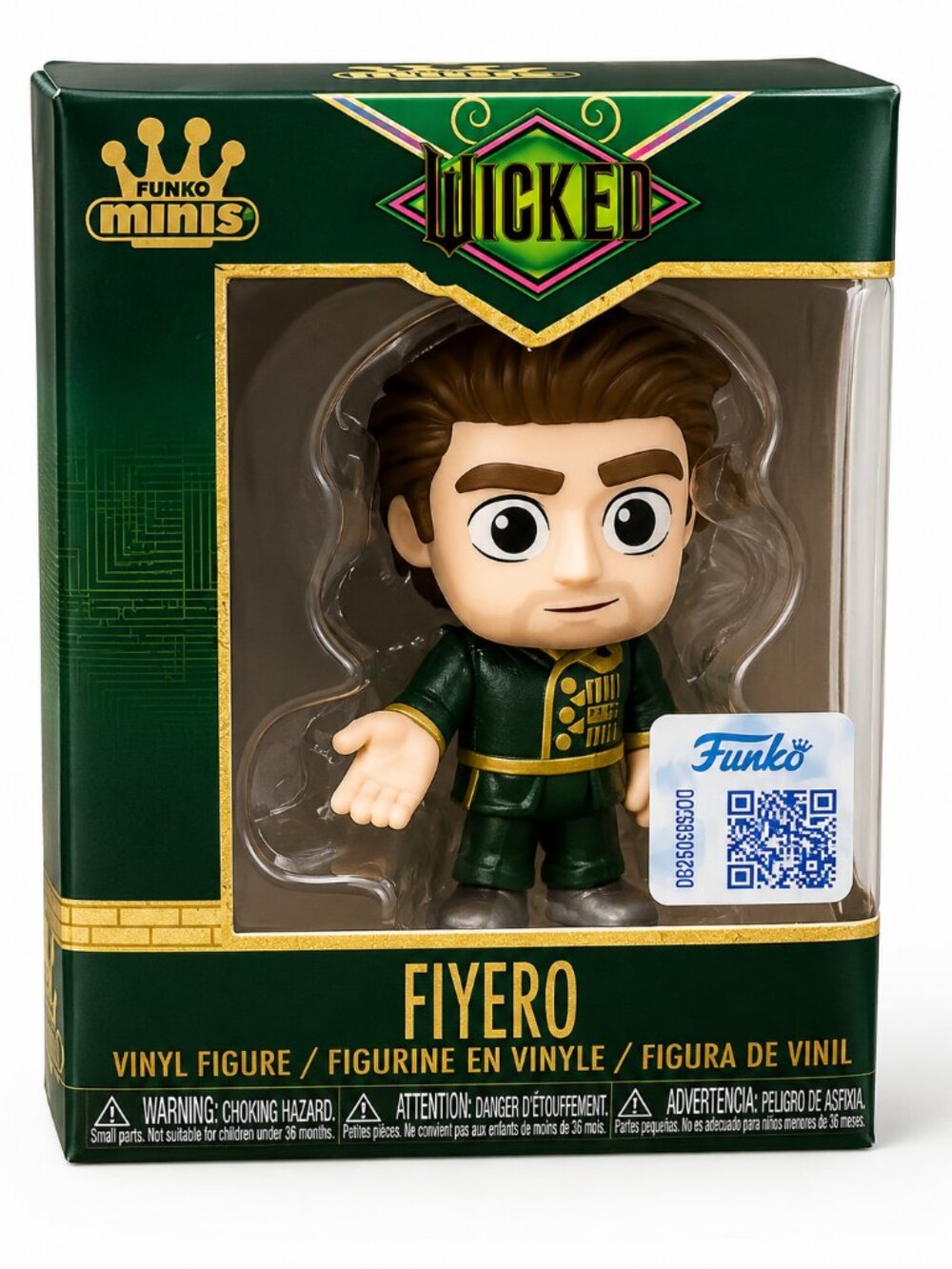 Funko Fiyero Vinyl Figure - Green & Gold Boxed Mini